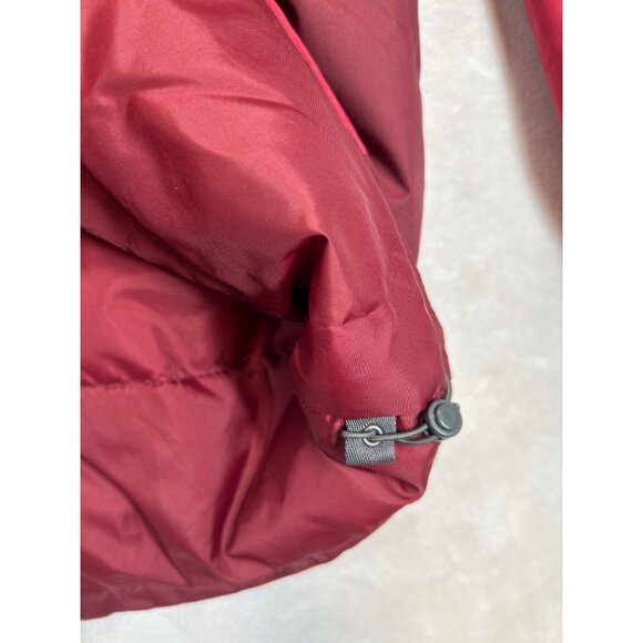 Columbia Coat Mens Large Red Waterproof Detachable Hood Zip Snap Pockets - Picture 15 of 16